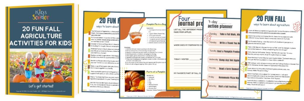 20 Fun Fall Agriculture Activities Pages