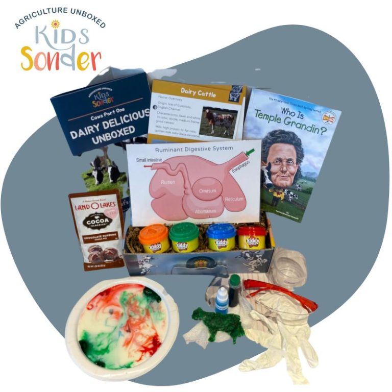 Dairy Delicious Unboxed Kids Dairy Cow Agriculture Education Subscription Box