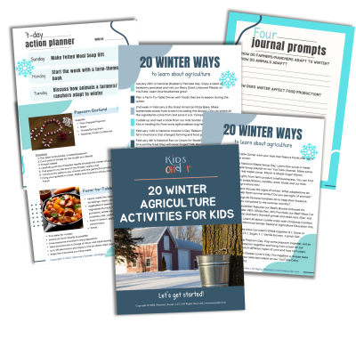 page images of 20 winter agriculture activities for kids freebie guide